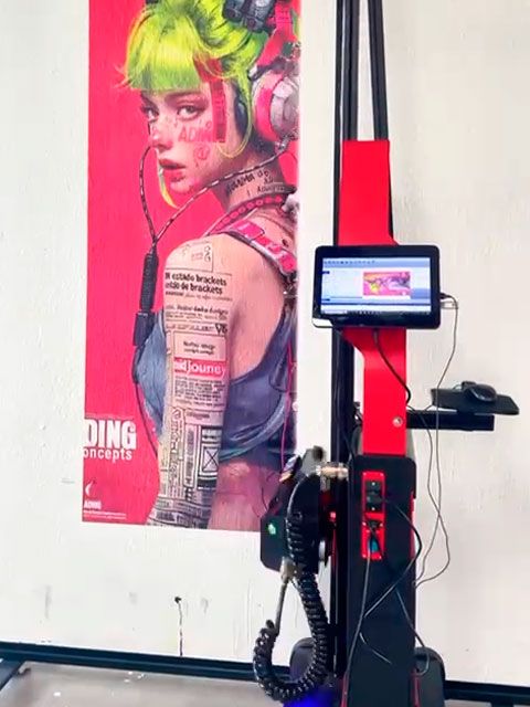 Wall printing preview